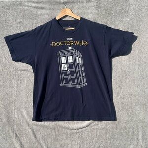 Doctor Who BBC Official Merchandise Navy Dark Blue T Shirt Sz XL